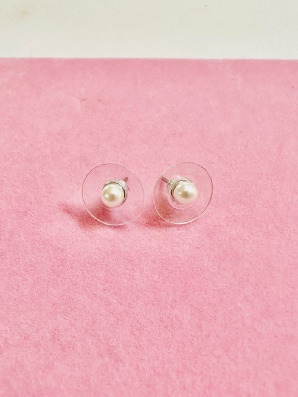 Classic Faux Pearl Stud Earrings